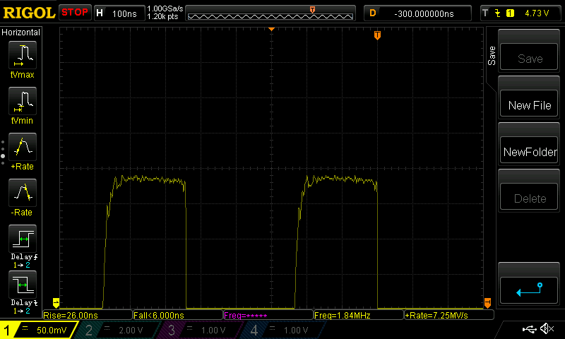 New clock signals with nearly imperceptable underdamping